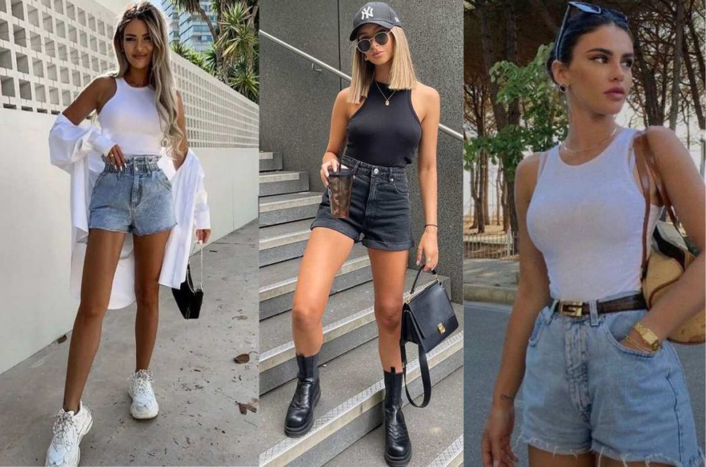 5 outfits con shorts de mezclilla que te harán ver chic y sofisticada 1