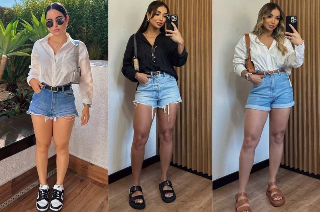 5 outfits con shorts de mezclilla que te harán ver chic y sofisticada 4
