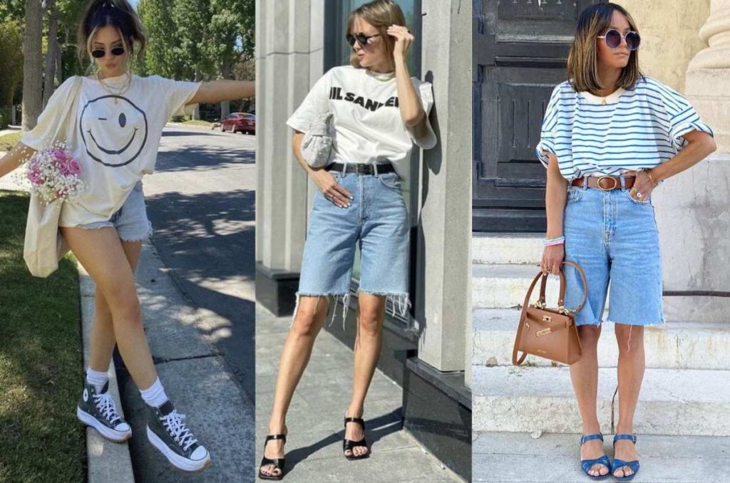 5 outfits con shorts de mezclilla que te harán ver chic y sofisticada 2