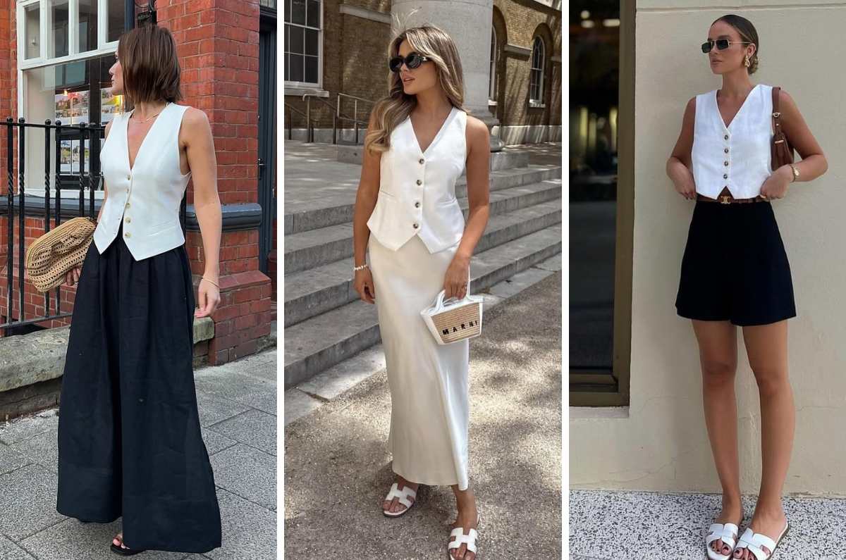 6 outfits con chaleco perfectos para verte en tendencia esta primavera