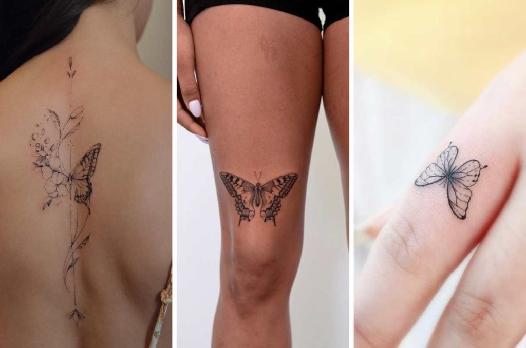 ideas de tatuajes de mariposas para mujeres
