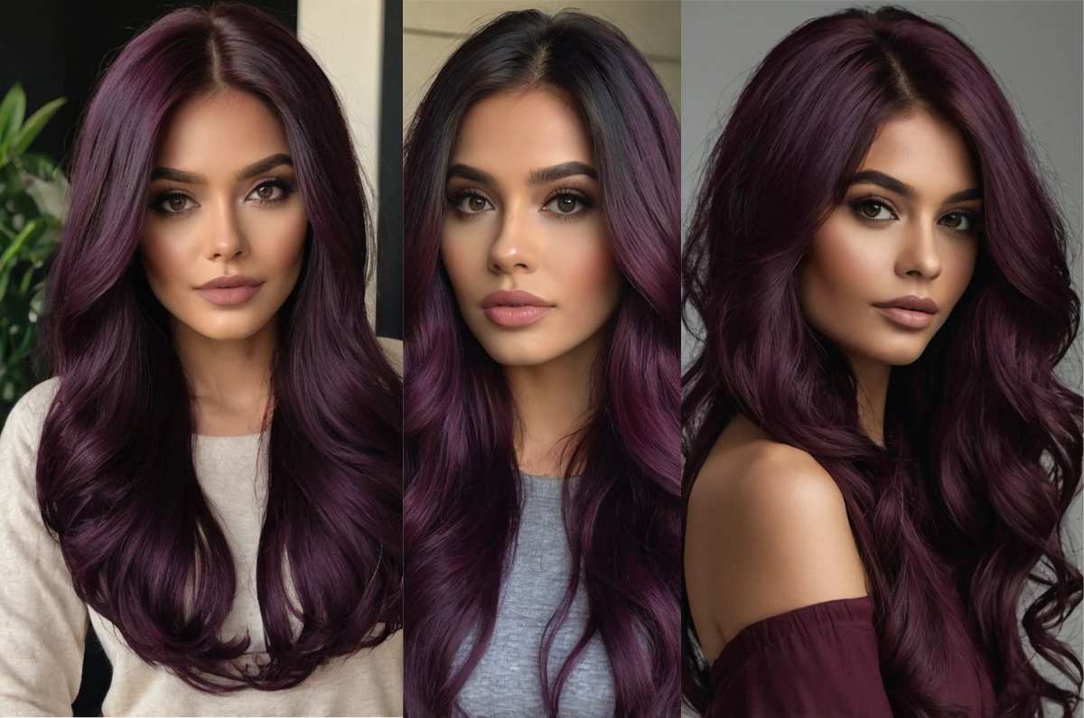 Tinte violeta, la elección de color más acertada para pieles morenas