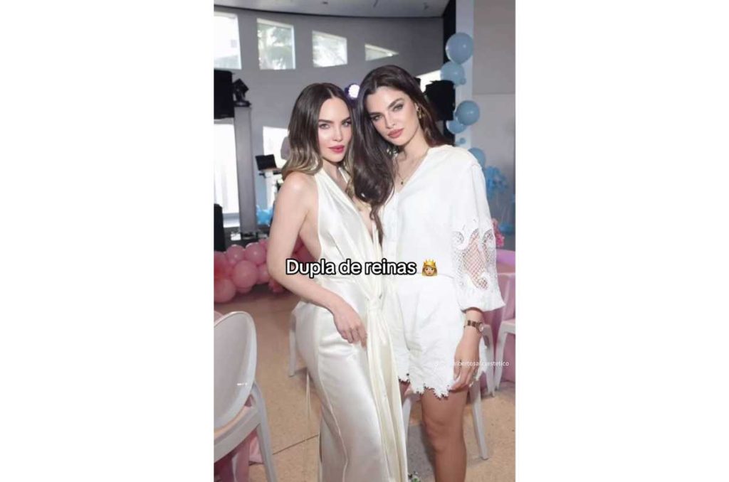 Belinda y la mejor amiga de Ángela Aguilar, Nadia Ferreira.