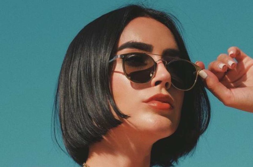 corte de cabello “Jawline bob”