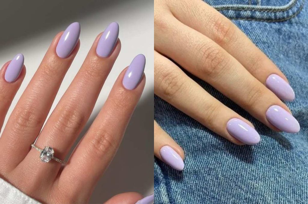 6 diseños de uñas color lavanda, el tono más femenino y sofisticado de este 2025 0