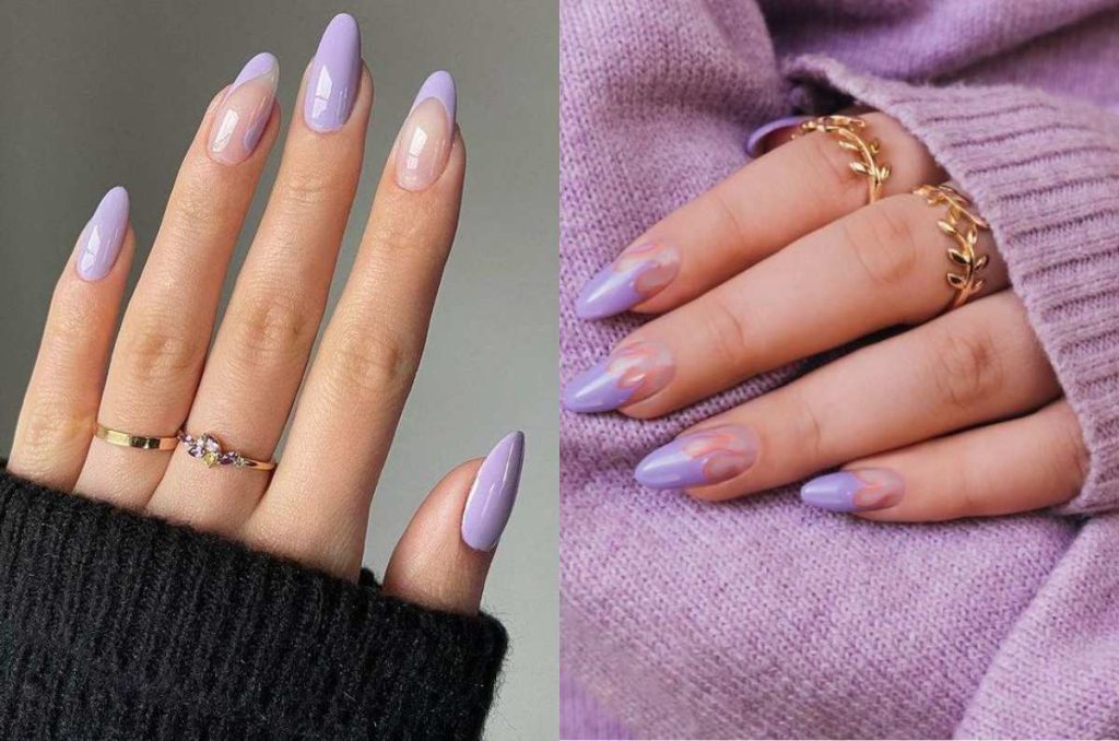 6 diseños de uñas color lavanda, el tono más femenino y sofisticado de este 2025 2