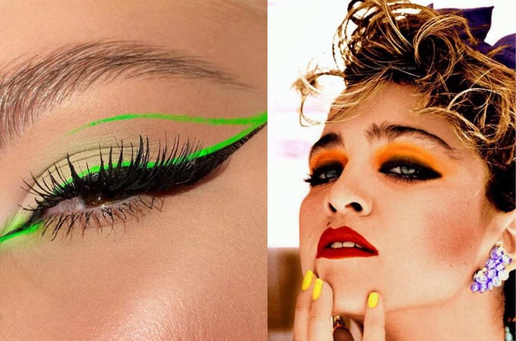 Maquillajes de ojos estilo años 80, la tendencia más llamativa que debes llevar este 2025 2