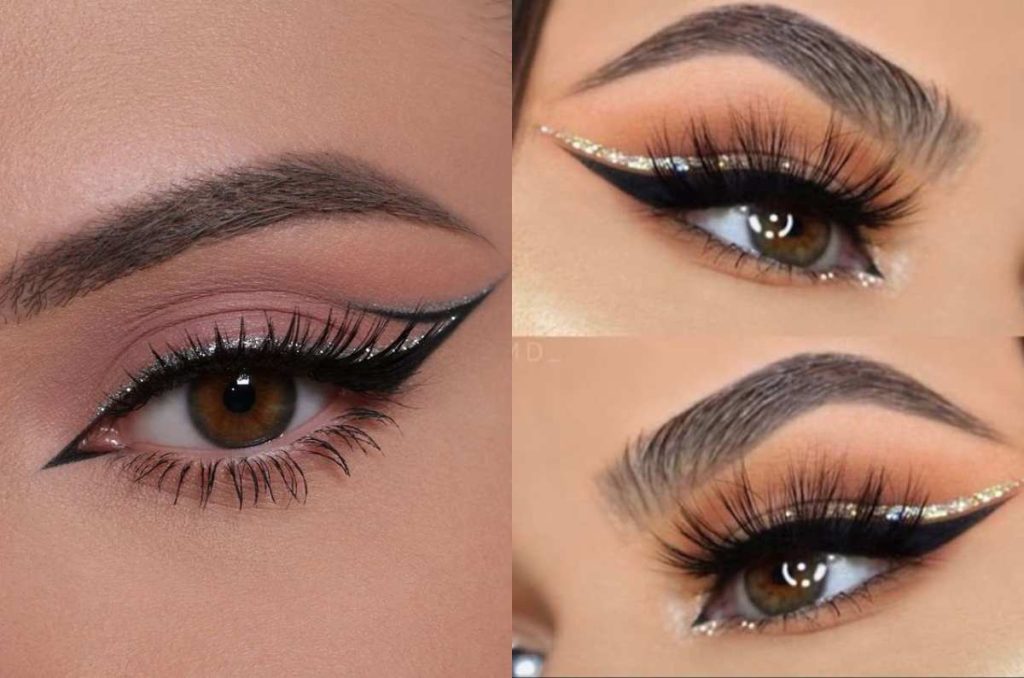 5 maquillajes frescos con glitter, el look de ojos para lucir en la playa 3