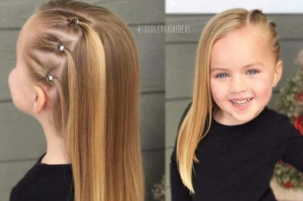Peinado sencillo para niña