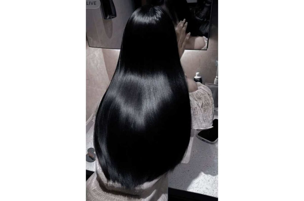 Tinte de cabello negro