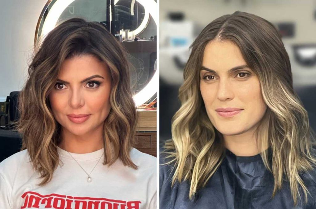 Long bob y balayage