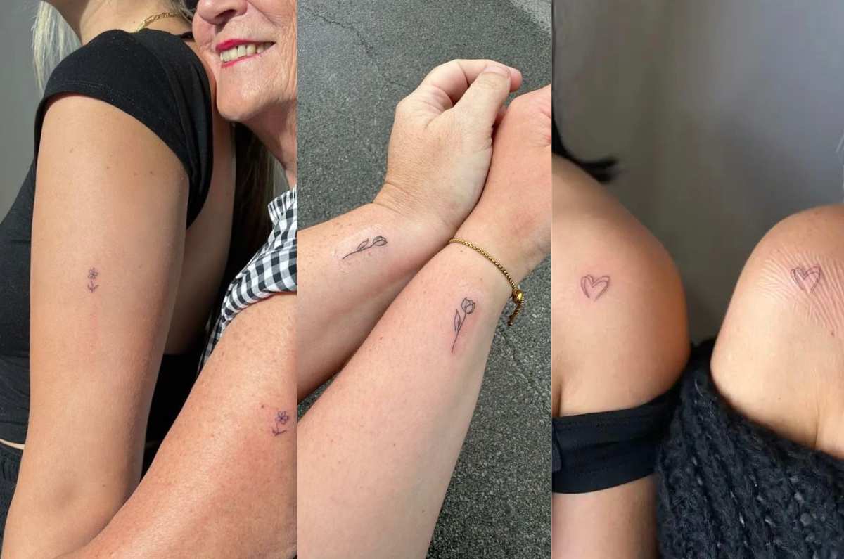 7 ideas de tatuajes mini para mamá e hija