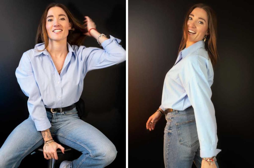 Look con jeans para la oficina