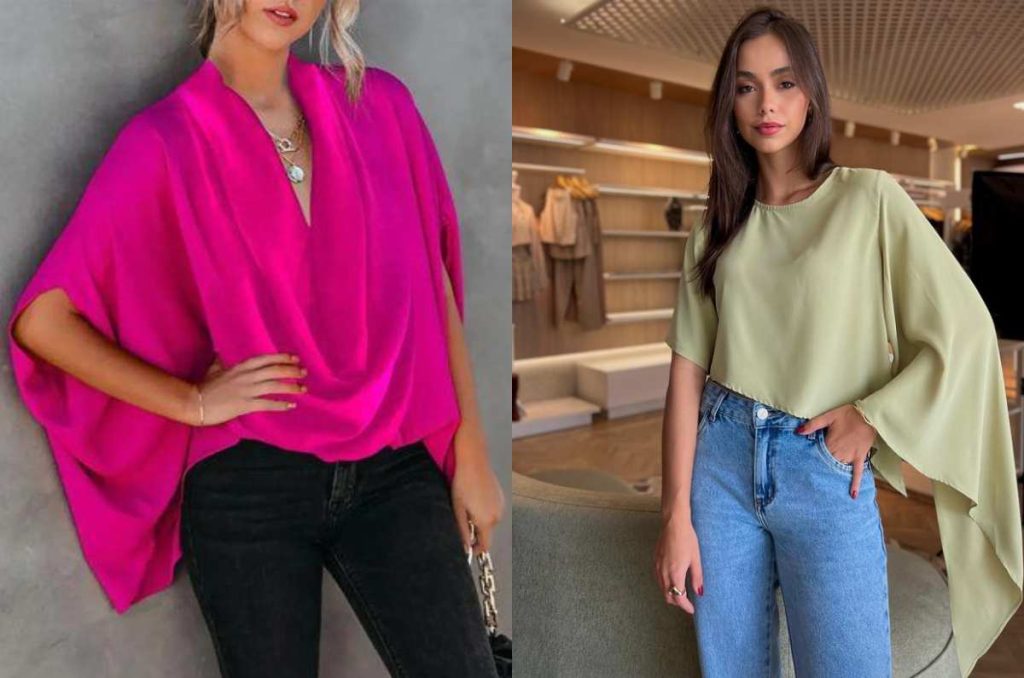 blusas para disimular brazos anchos