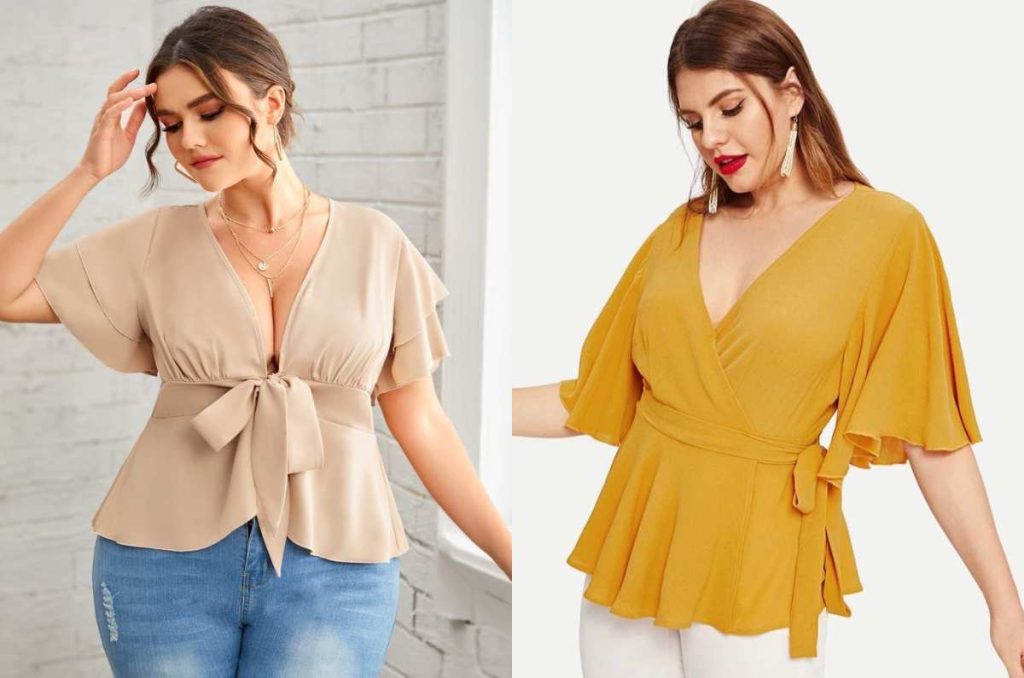 blusas para disimular brazos anchos