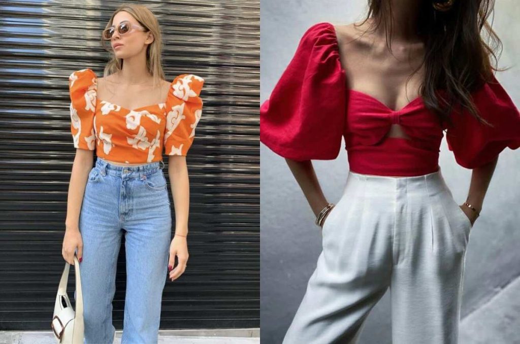 blusas para disimular brazos anchos
