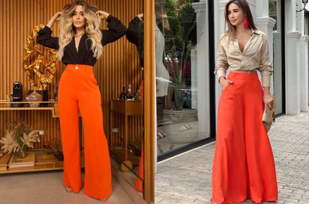 outfits color naranja