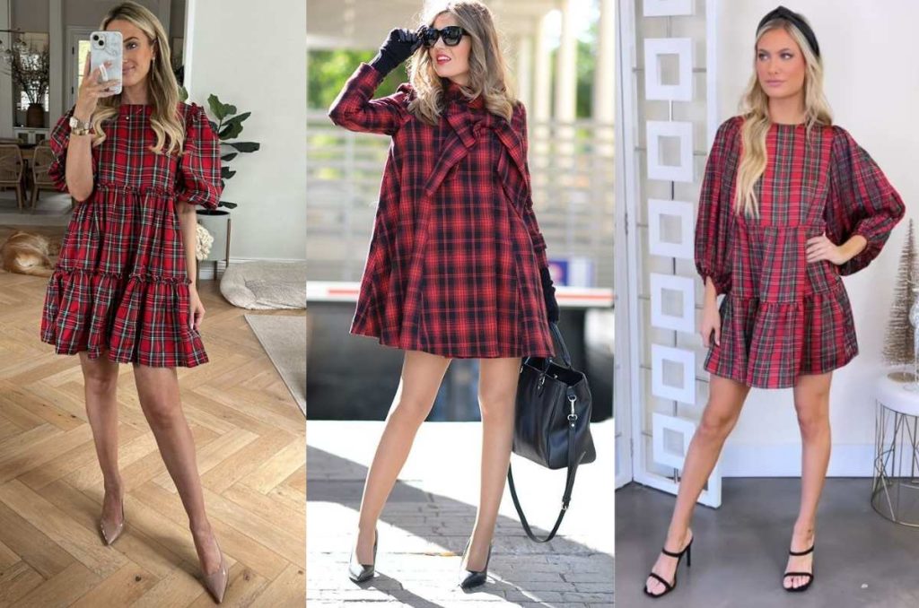 Outfits con estampado “tartán”
