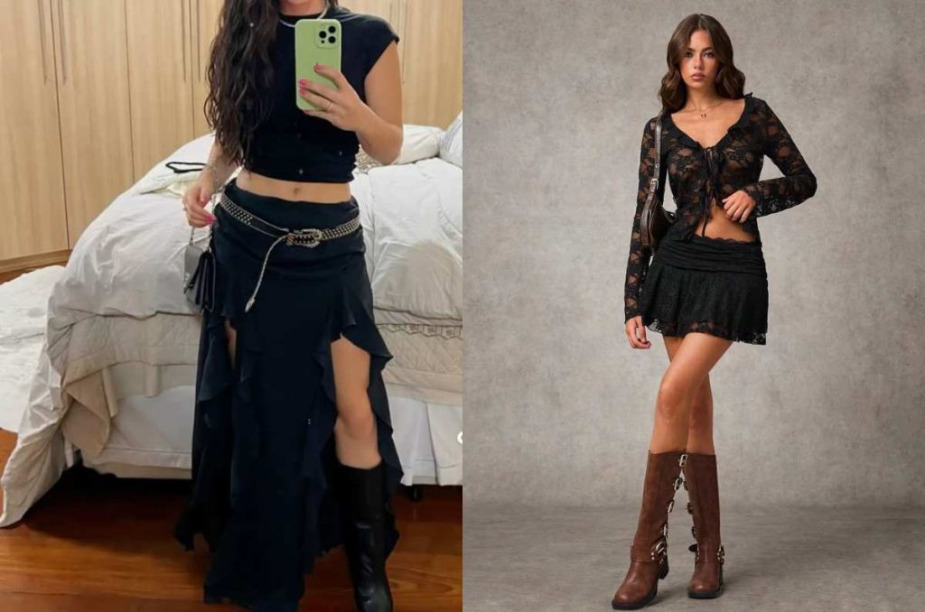 5 outfits con falda negra para lucir chic durante los días de calor 2
