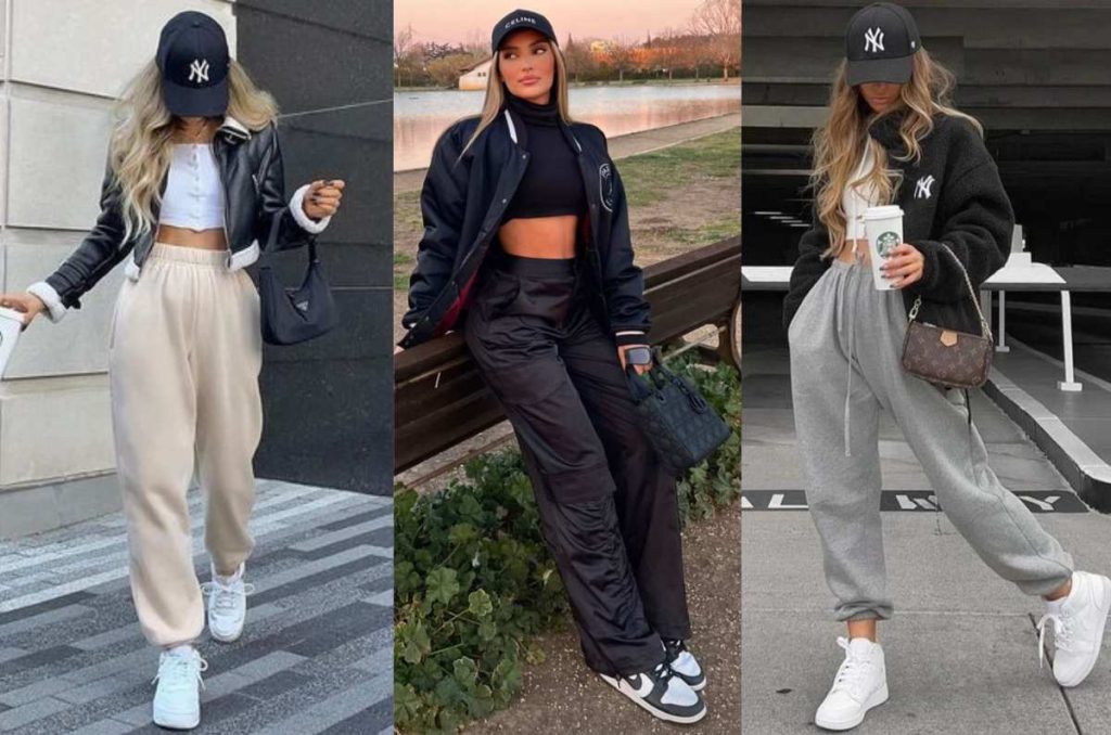 6 outfits con gorra y tenis para lucir estilizada y cómoda en la oficina 1