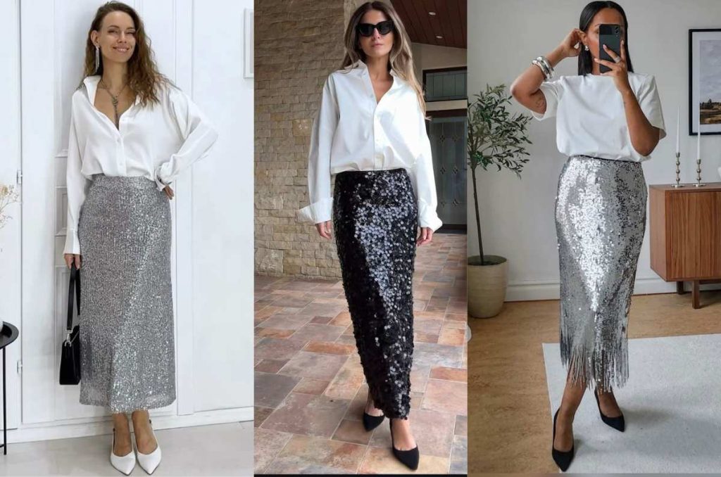 Outfits con lentejuelas: Cómo combinar este look si tienes más de 40 4