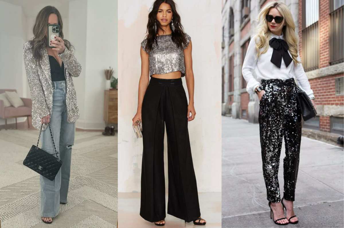 Outfits con lentejuelas: Cómo combinar este look si tienes más de 40