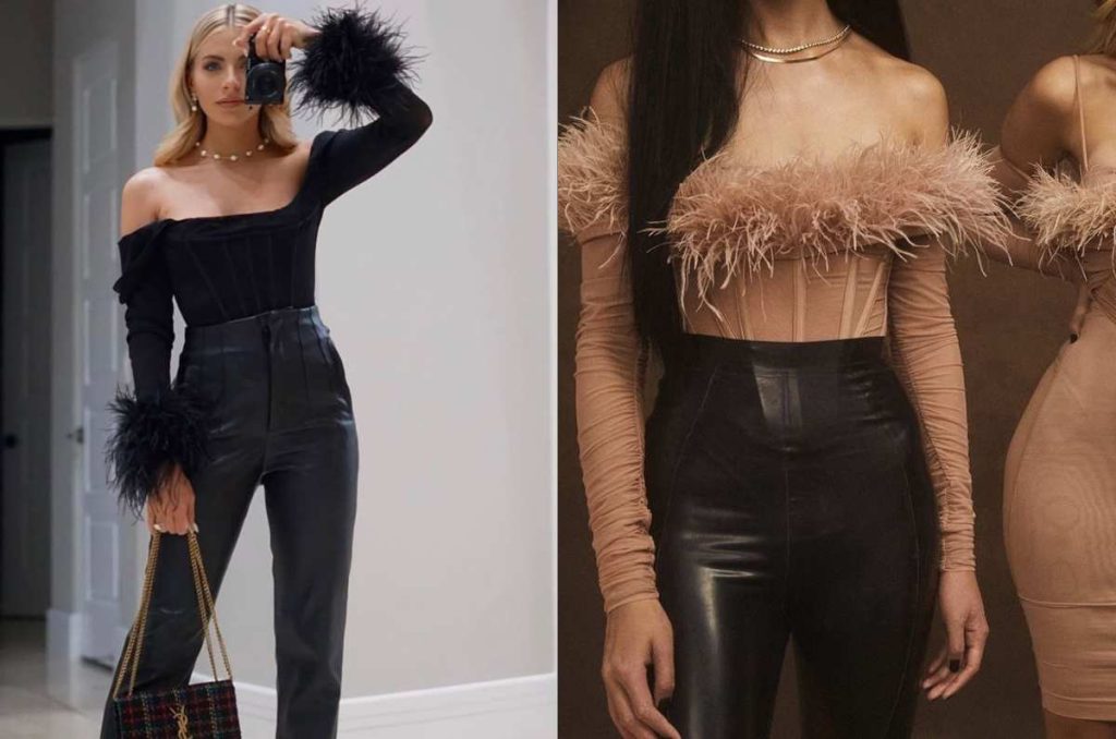 7 outfits de prendas con plumas en tendencia este 2025 para ir al trabajo 5