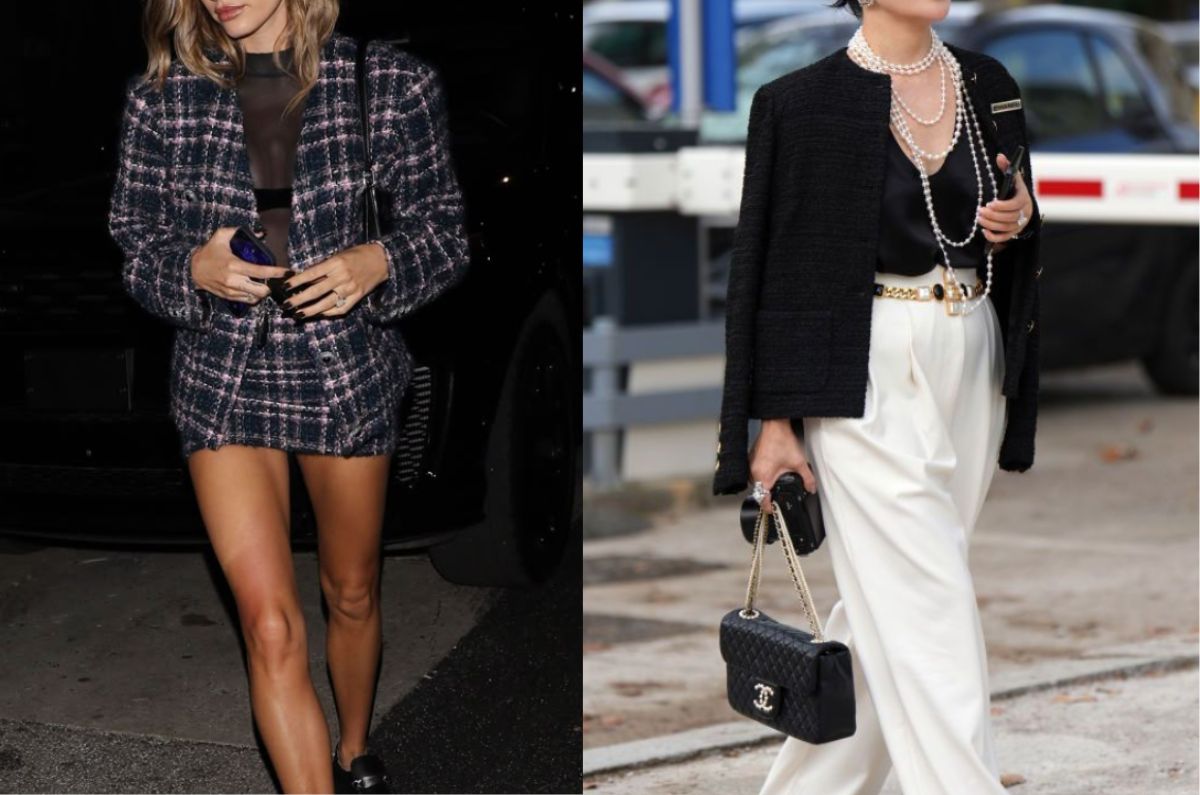 Outfit con prendas de ZARA para lucir estilo «Chanel»