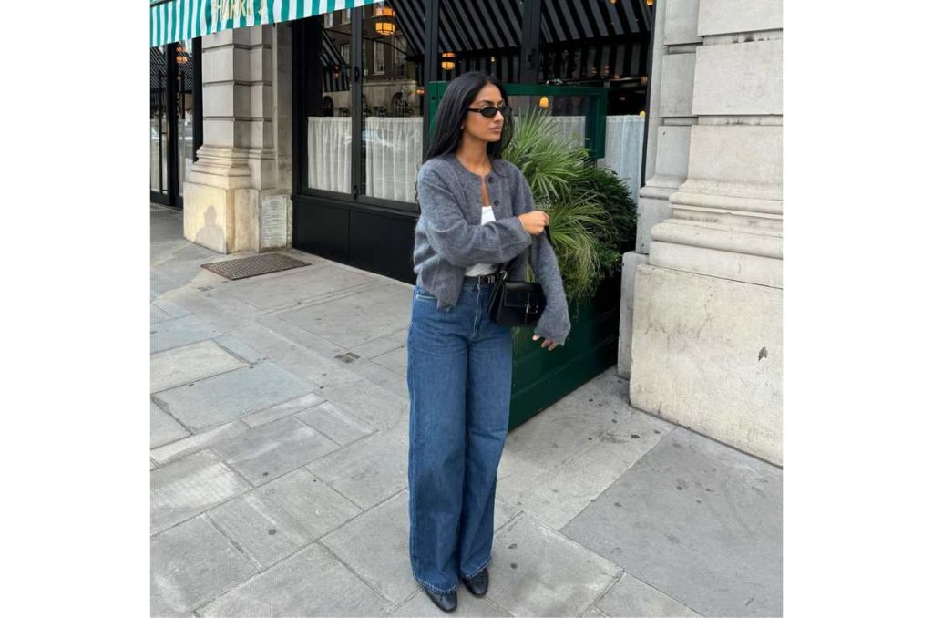 Pantalones anchos tendencia cómo marcar la cintura con ellos