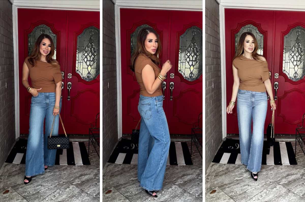 7 errores comunes al combinar blusas y pantalones anchos que te añaden volumen si tienes 30+