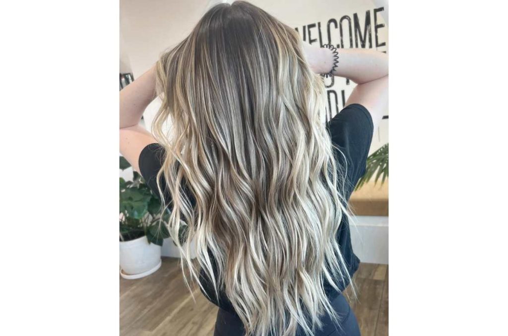 Balayage rubio vainilla