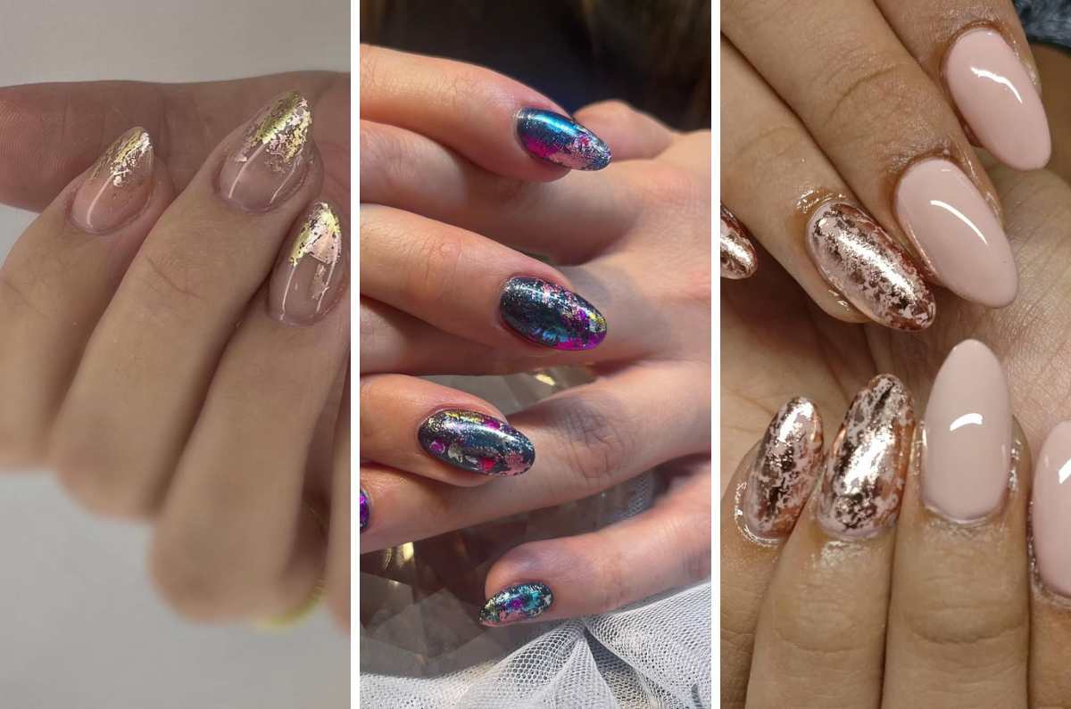 5 diseños de uñas con oro que te harán lucir elengante