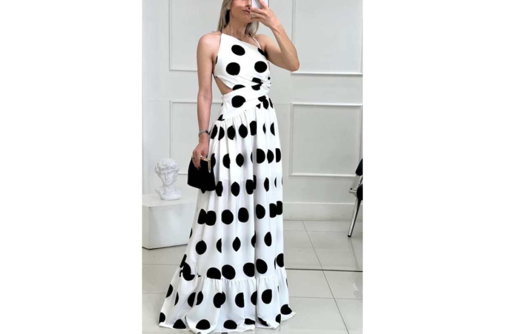 Polka dots vestidos de graduación 2025