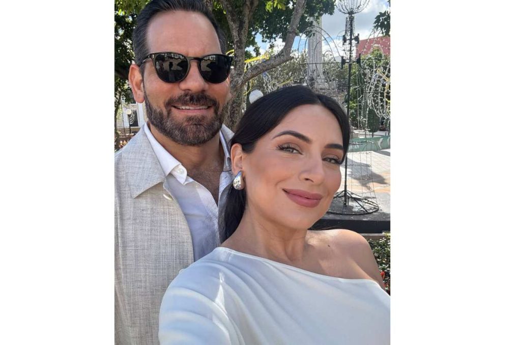 Ana Brenda y su esposo