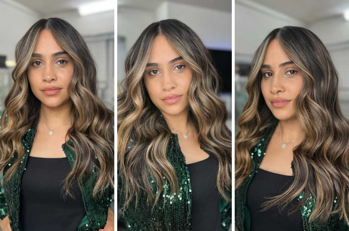 Balayage avellana y miel: el tinte más lindo para morenas