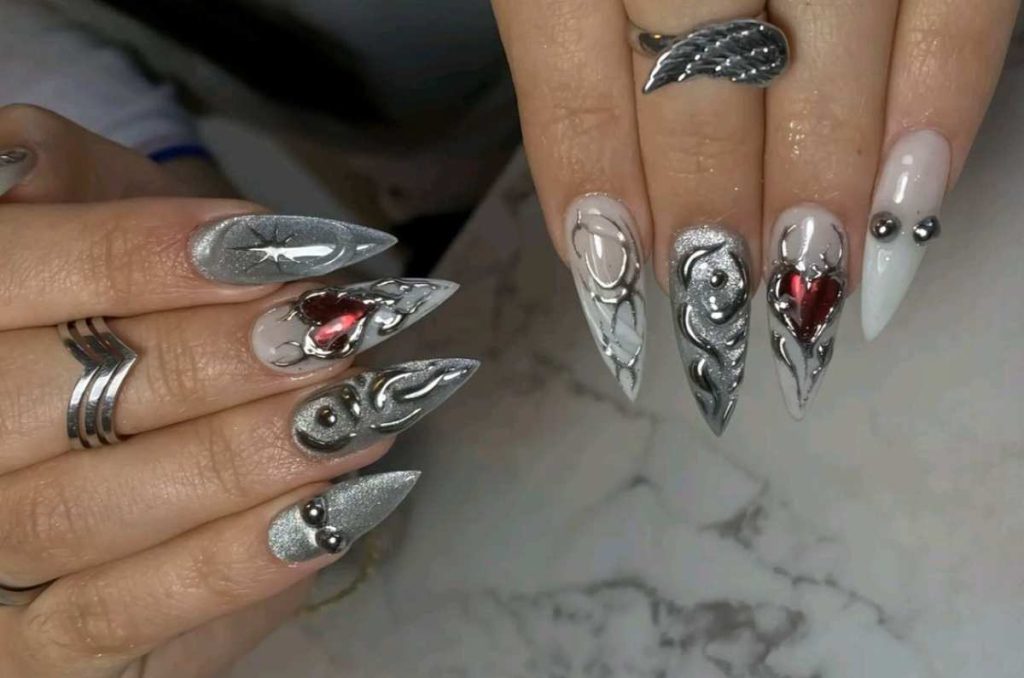uñas góticas