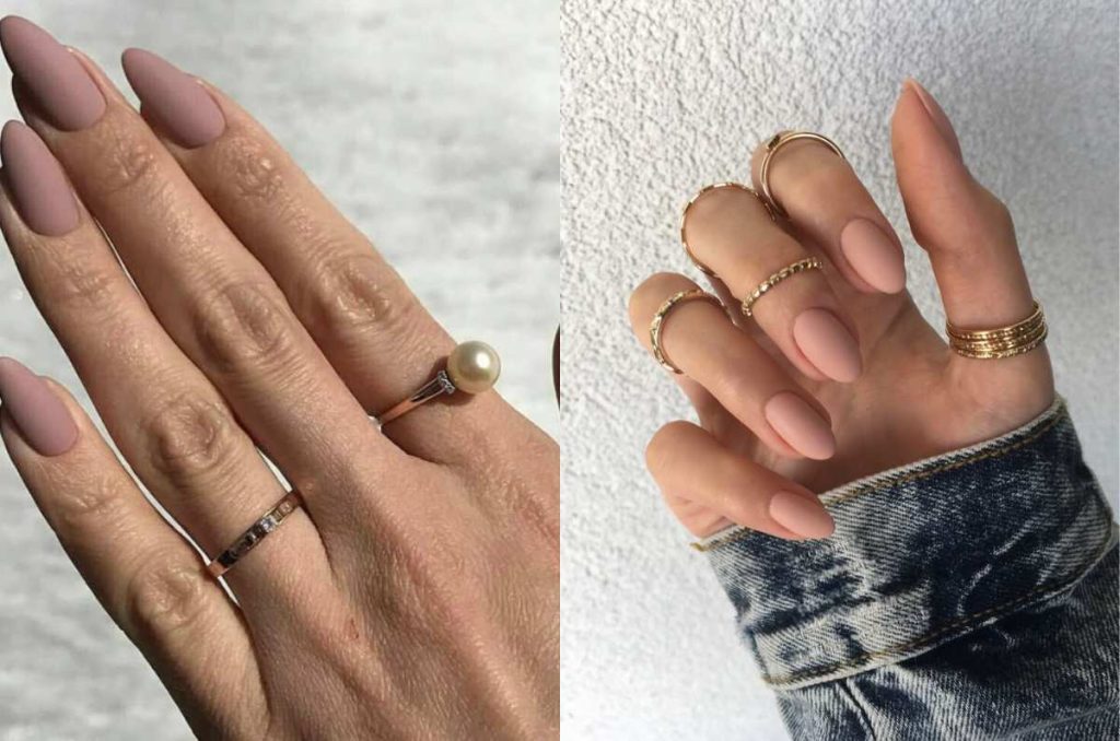 diseños de uñas nude