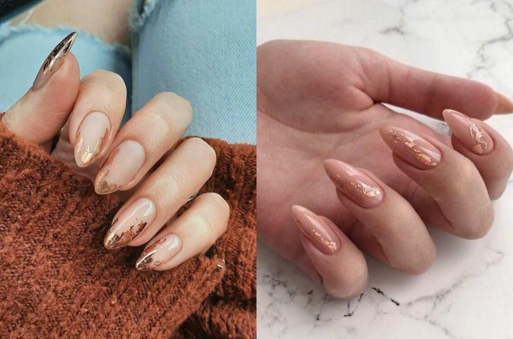 diseños de uñas nude