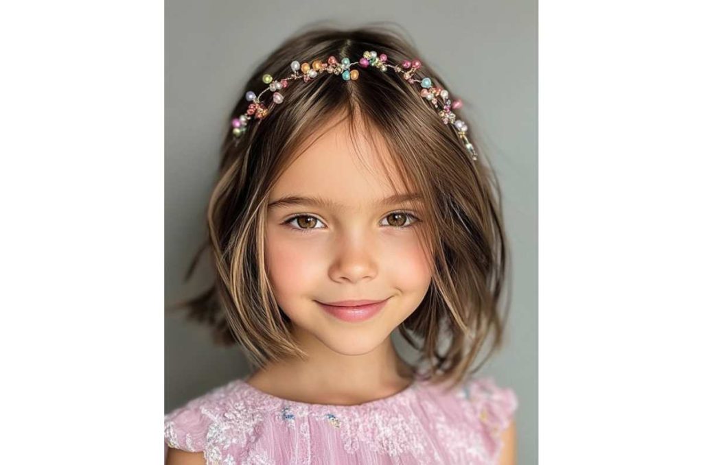peinados cabello corto niñas