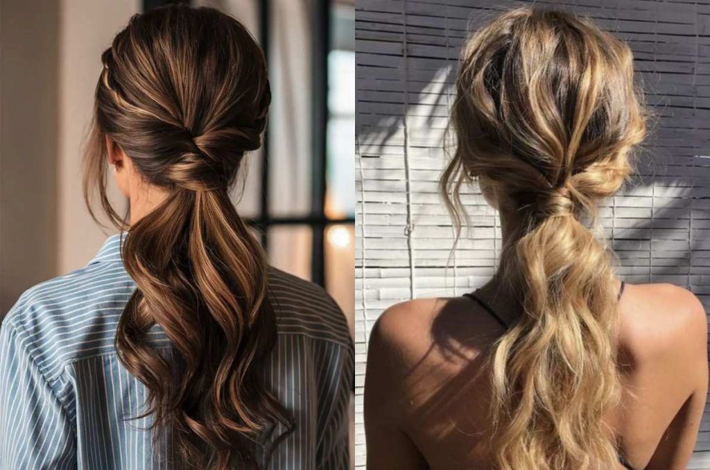 peinados con cabello recogido