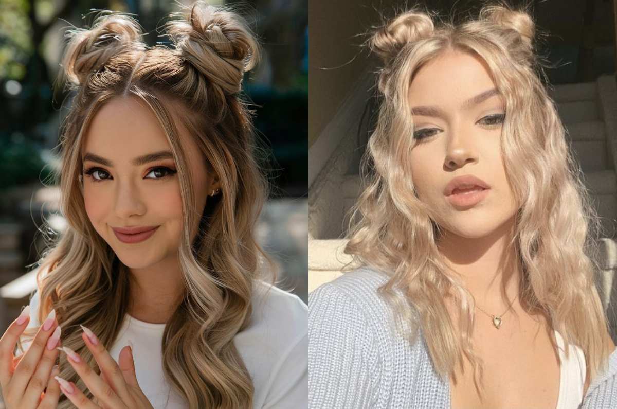 belleza-peinados-con-space-buns-para-cabello-largo-4