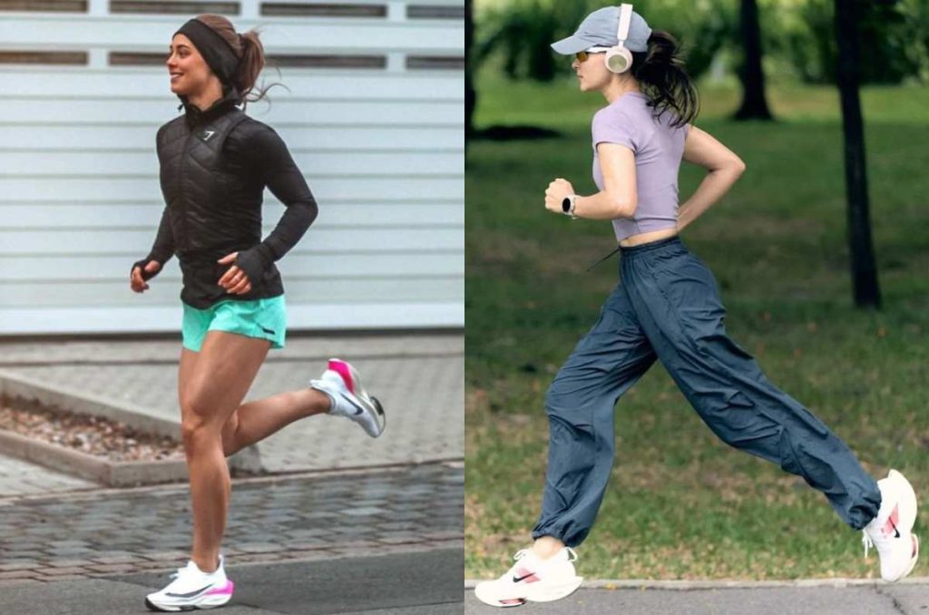 cabello recogido running