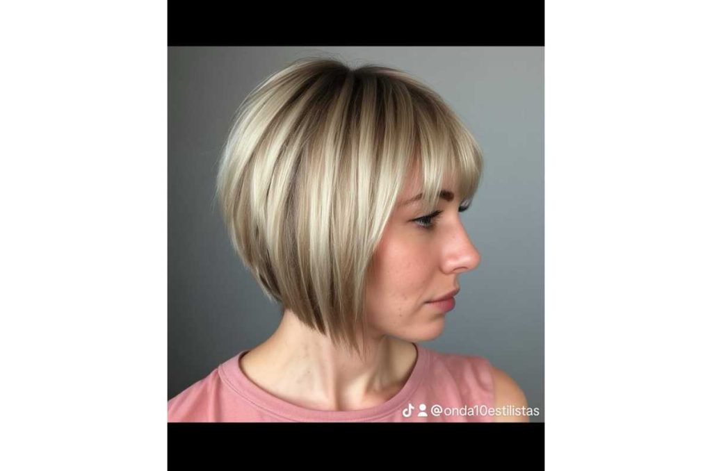 Corte bob clásico para mamás de 40