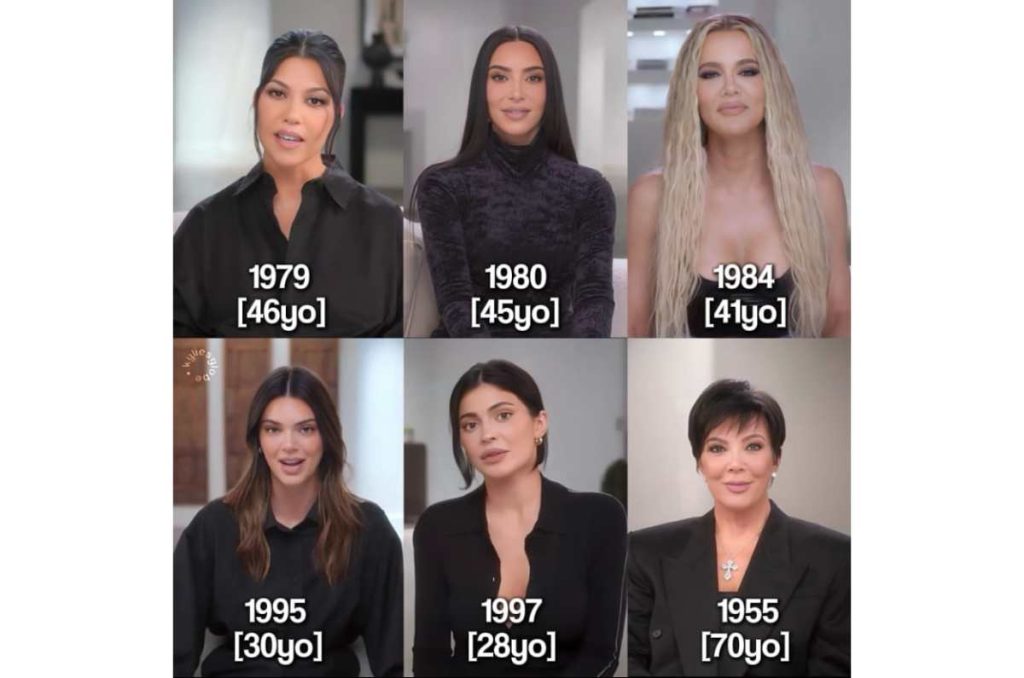 Cómo lucen las Kardashians en la actualidad