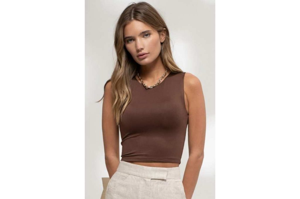 blusas de tirantes para brazos anchos