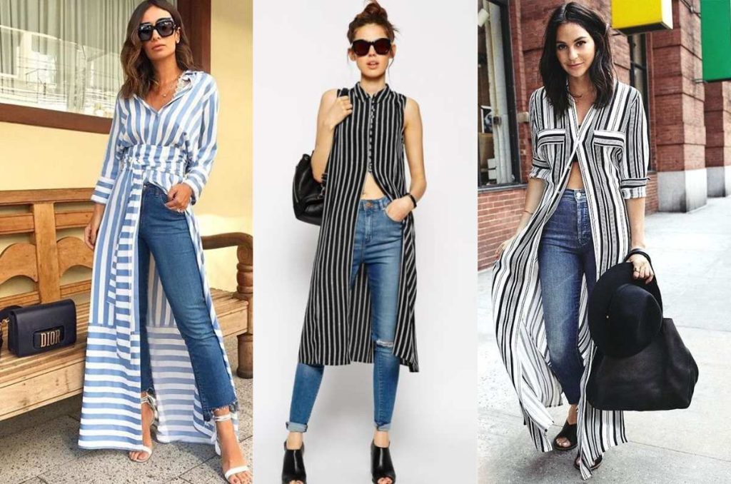 Blusones y skinny jeans