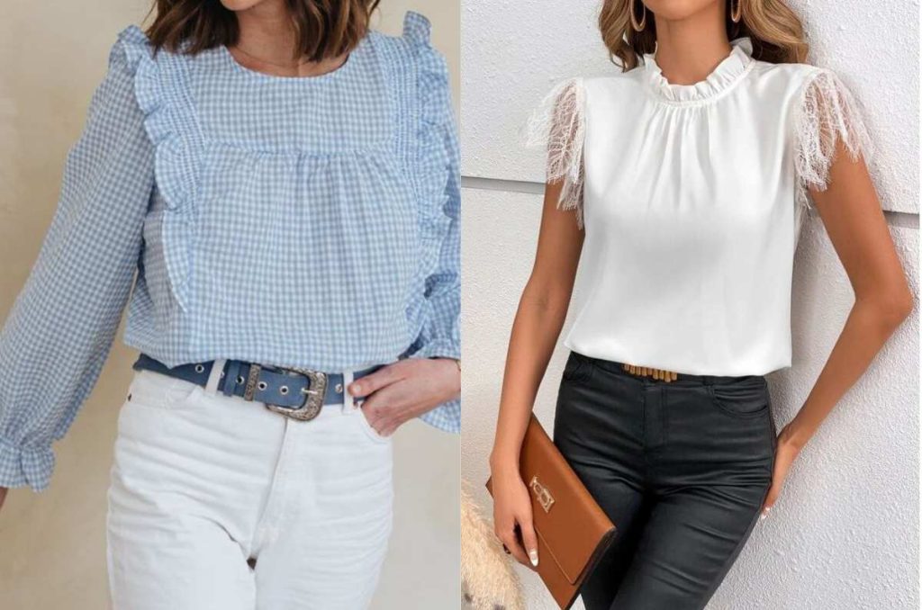 blusas de algodón para dama