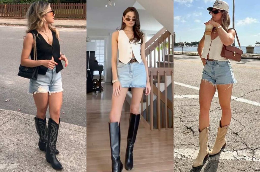 outfits con botas largas