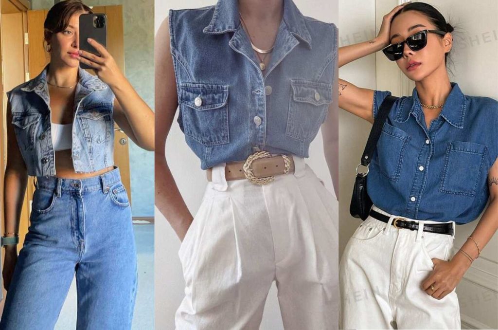 5 outfits con camisa denim para mamás de 40s que quieren lucir más jóvenes 3