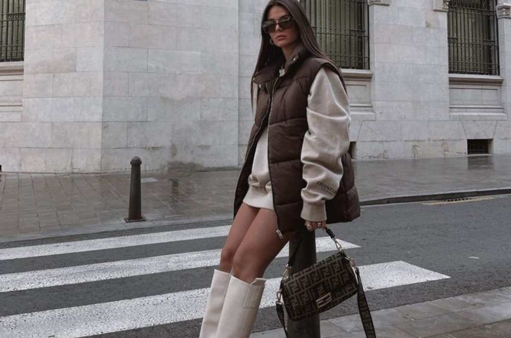 outfits con chaleco oversized